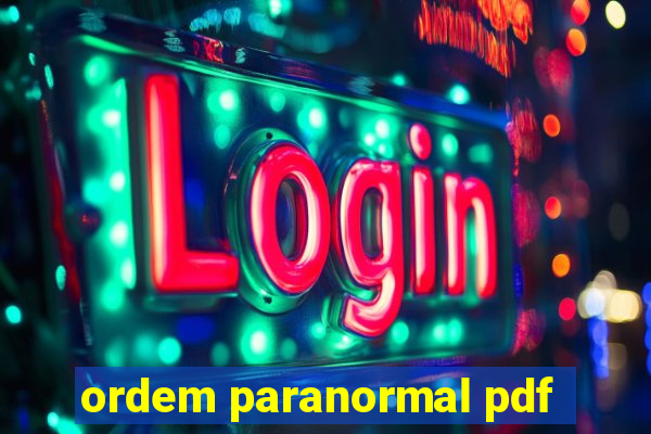 ordem paranormal pdf